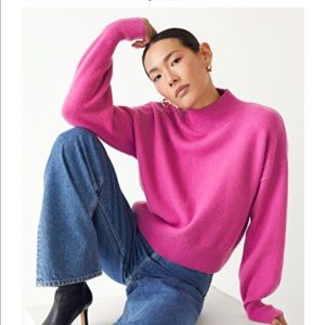 & Other Stories Mock Neck Sweater